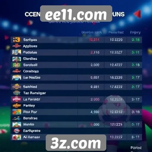Análise dos jogos populares em ee11.com