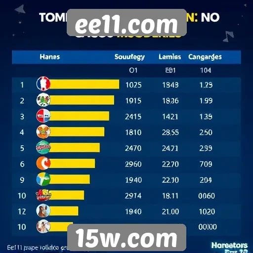 Popularidade dos jogos mais vendidos no ee11.com