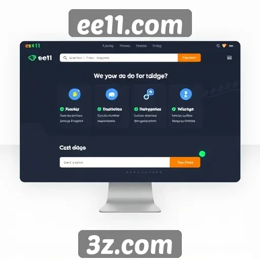 Interface do usuário do site ee11.com é intuitiva